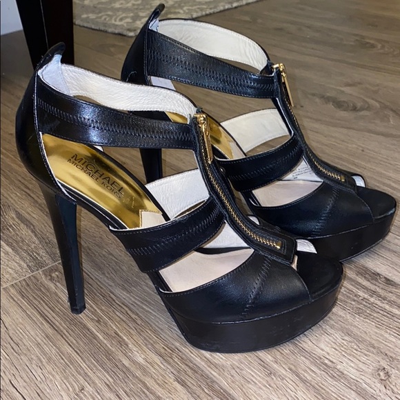 michael kors zipper sandals